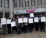 Salford City UNISON lobby of Salford Council